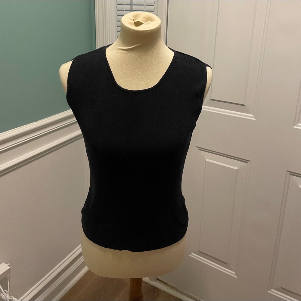 Women’s Black Banana Republic Sleeveless Shell Tank Large
